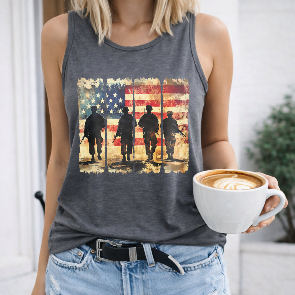 Land Of The Free Women's Tank Top - product view