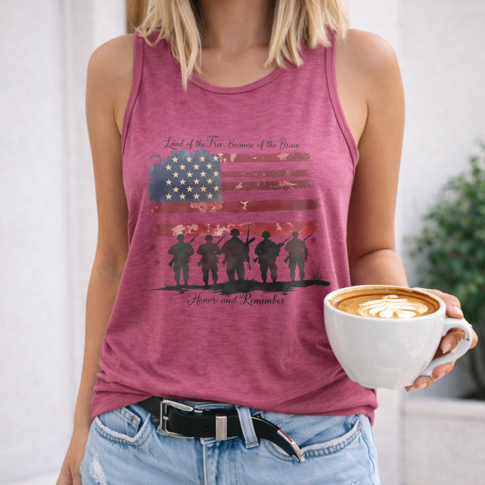 Land Of The Free Women's Tank Top - product view
