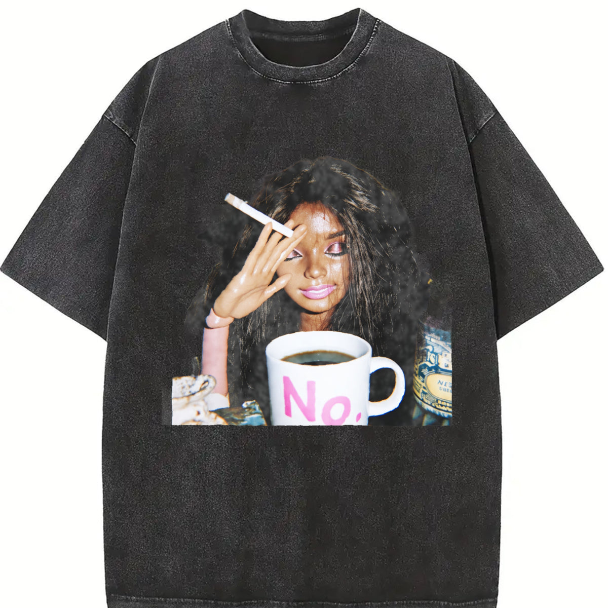 Funny Printed Design Unisex Oversized Crew neck T-Shirt & Sweatshirt,High-Quality Print,Casual Comfort Breathable Long Sleeve for Streetwear Fashion Men and Women's Top Daily Wear 07091