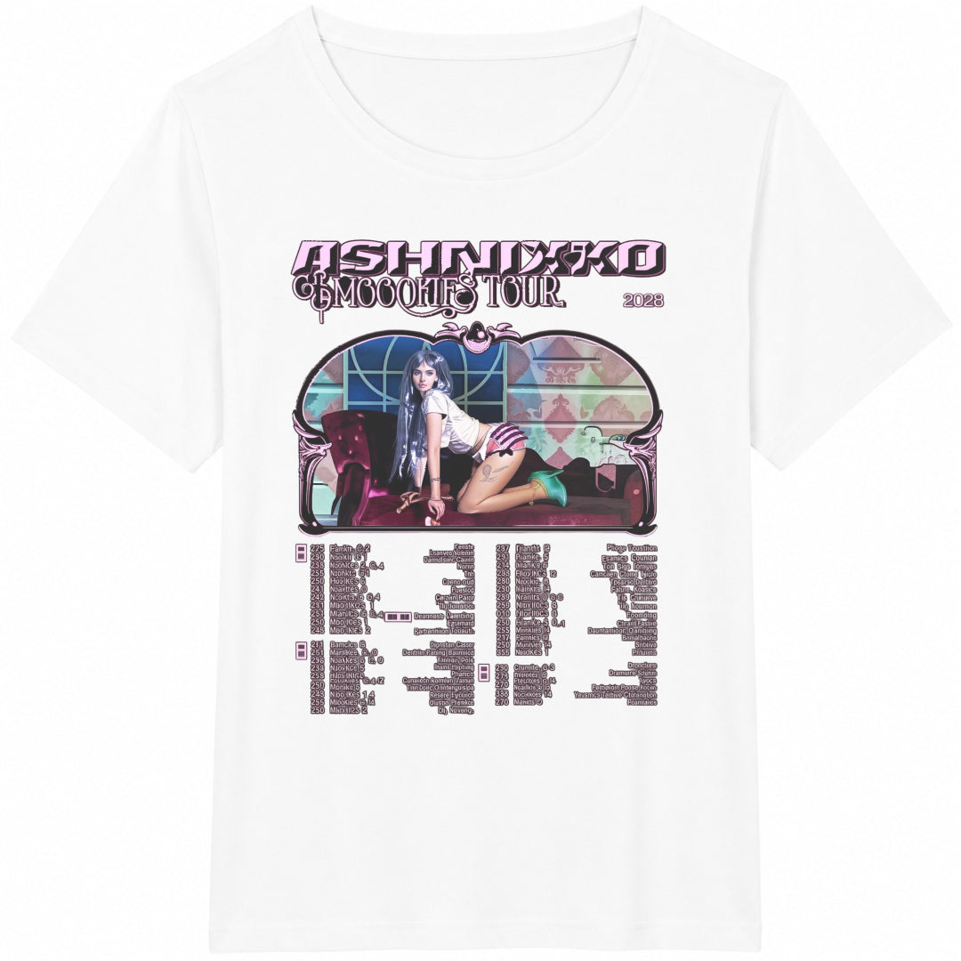 Ashnikkosss Smoochies Tour 2026 Cotton T-Shirt - product view