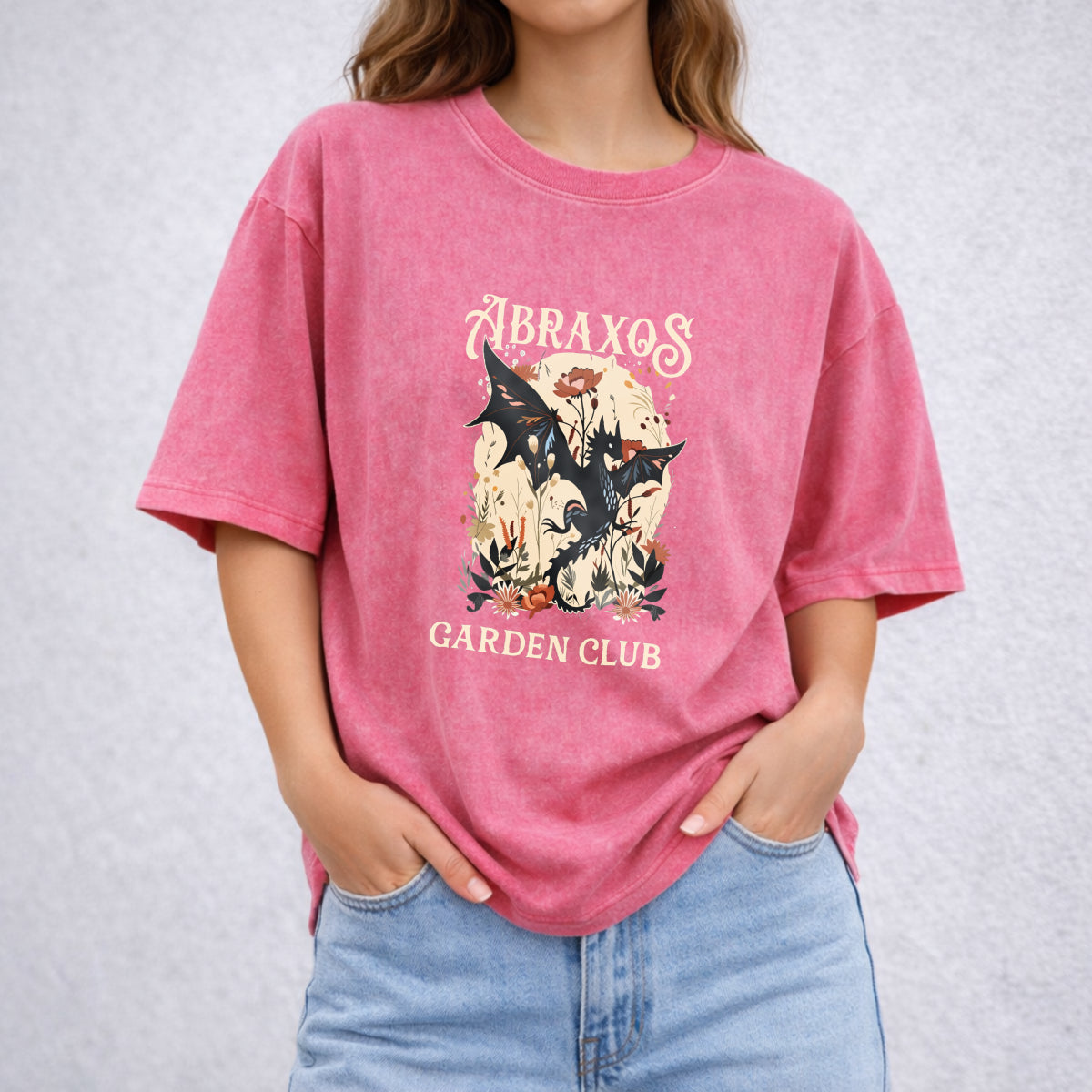 Abraxos Flower Garden Club Vintage Washed T-Shirt - product view