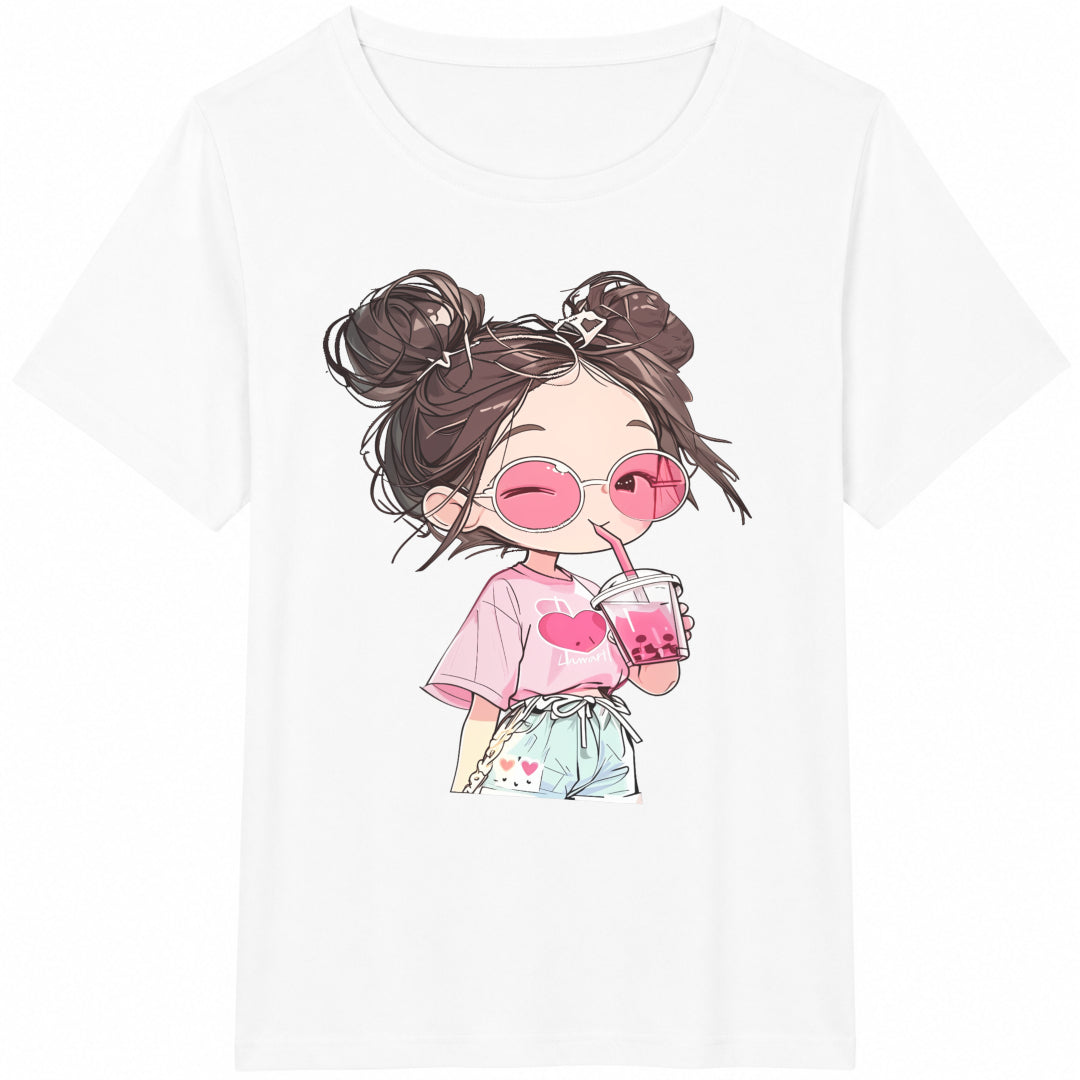 Japanese- -fitting Cotton T-Shirt - product view