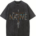 100% Cotton Unisex Native Indian American Day Pride Indigenous Native American T-Shirt Casual Top
