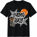 Game Day Basketball : Sports Lover Cotton T-Shirt - Black
