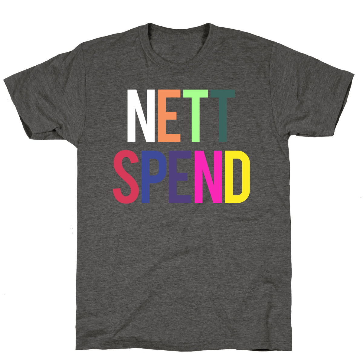 Nett Spend Rainbow Vintage Washed T-Shirt