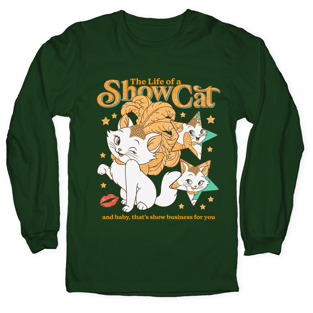 The Life of a Show Cat Vintage Washed T-Shirt