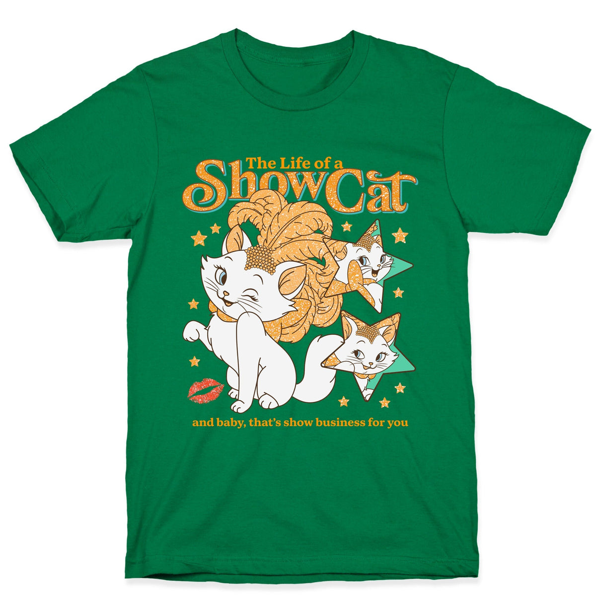 The Life of a Show Cat Vintage Washed T-Shirt