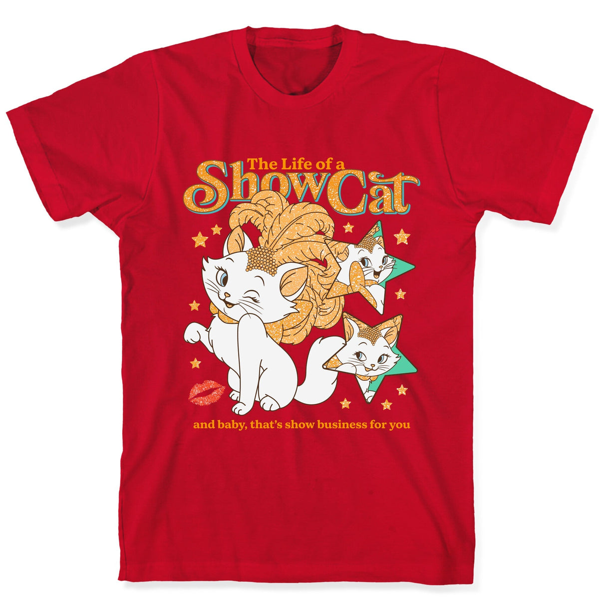 The Life of a Show Cat Vintage Washed T-Shirt