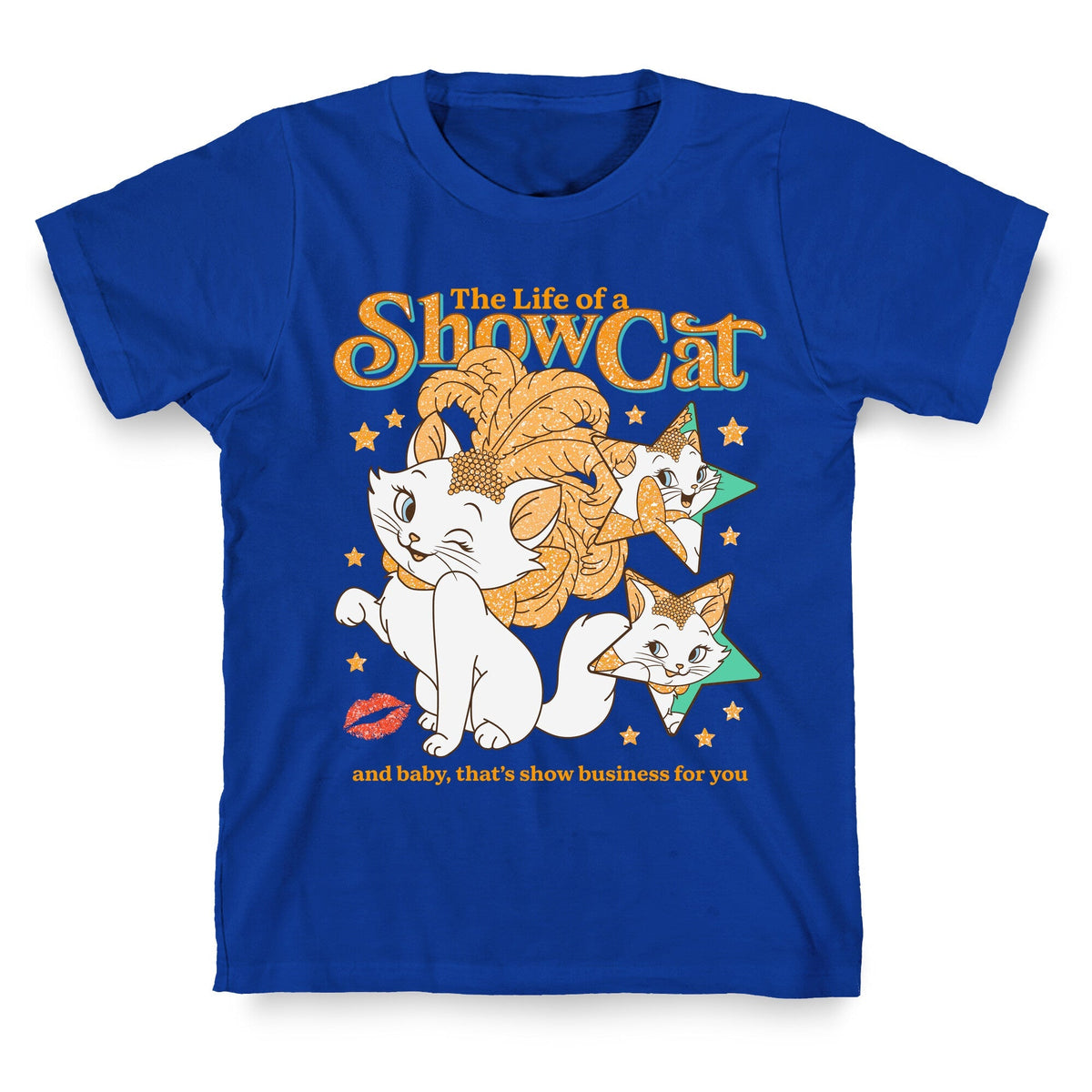 The Life of a Show Cat Vintage Washed T-Shirt