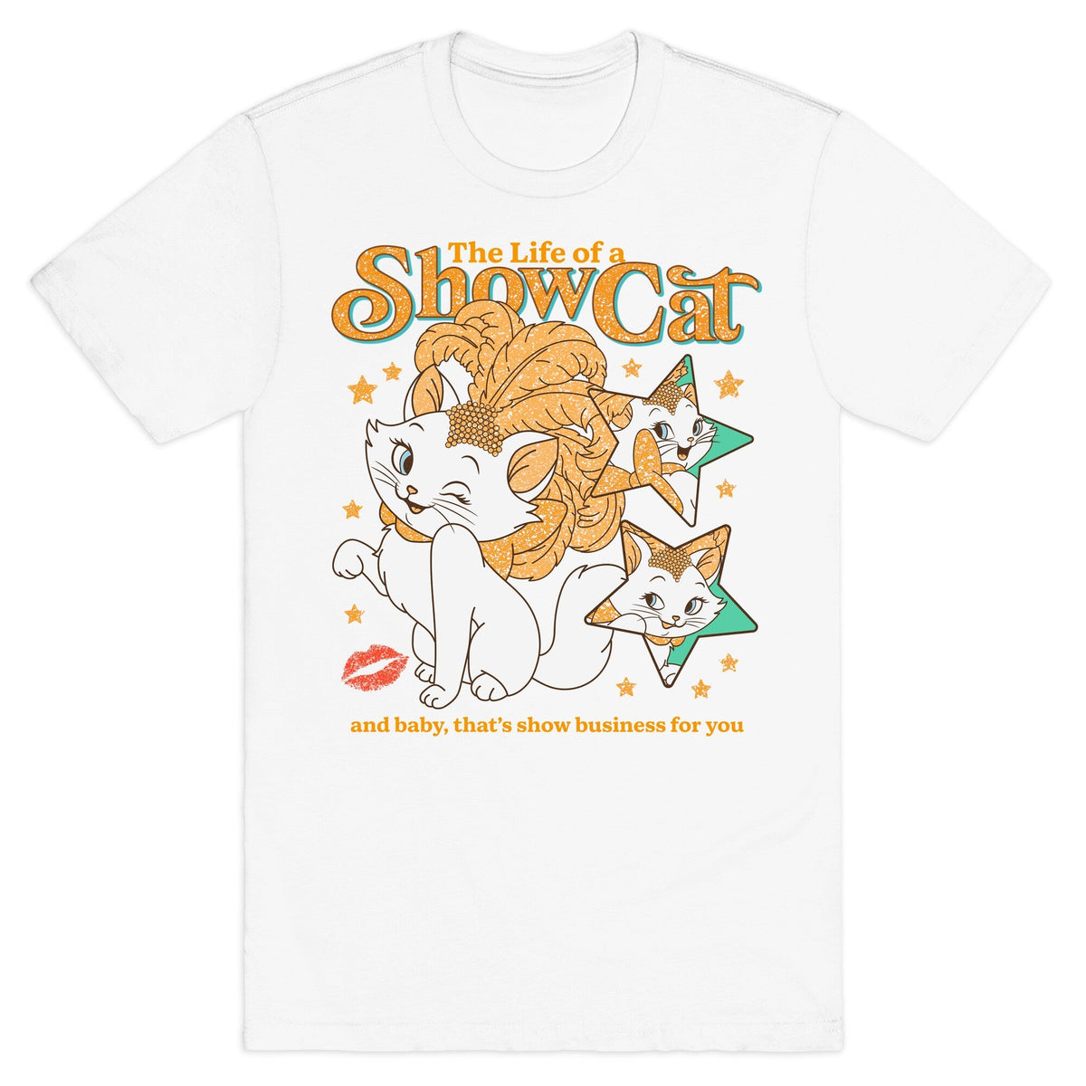 The Life of a Show Cat Vintage Washed T-Shirt