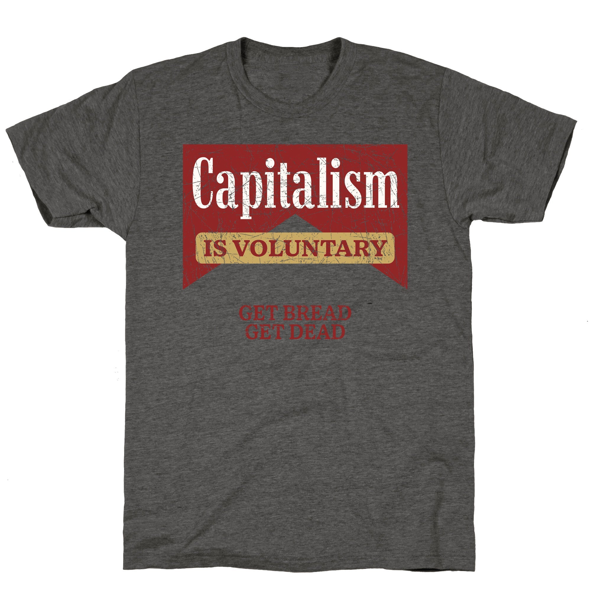 Capitalism is Voluntary Unisex Triblend Tee