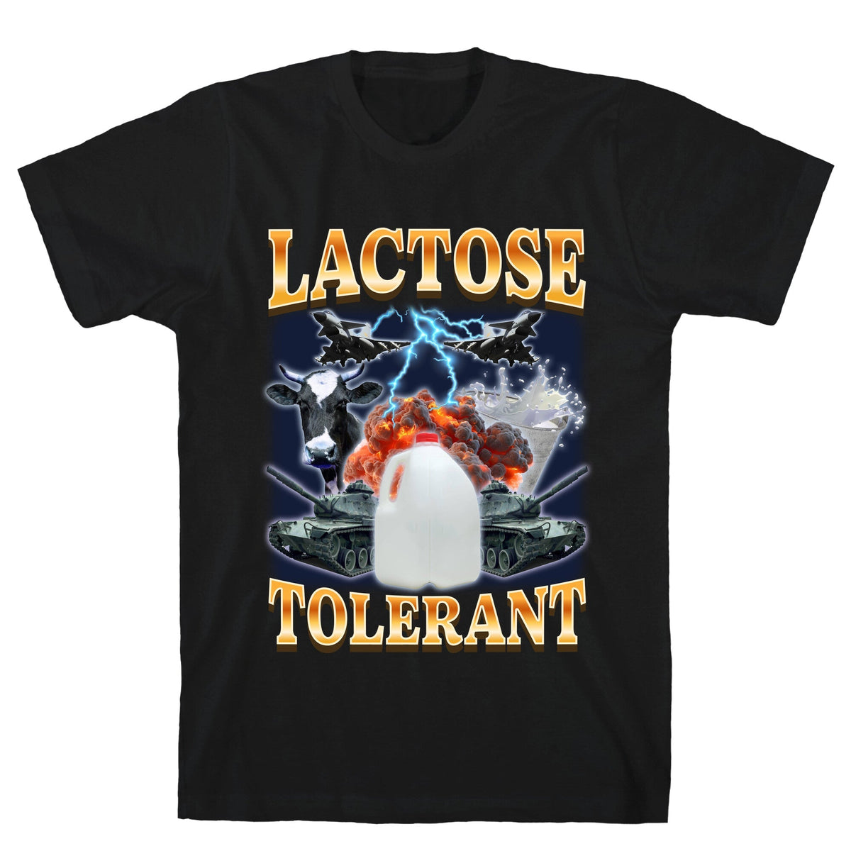 Lactose Tolerant Vintage Washed T-Shirt