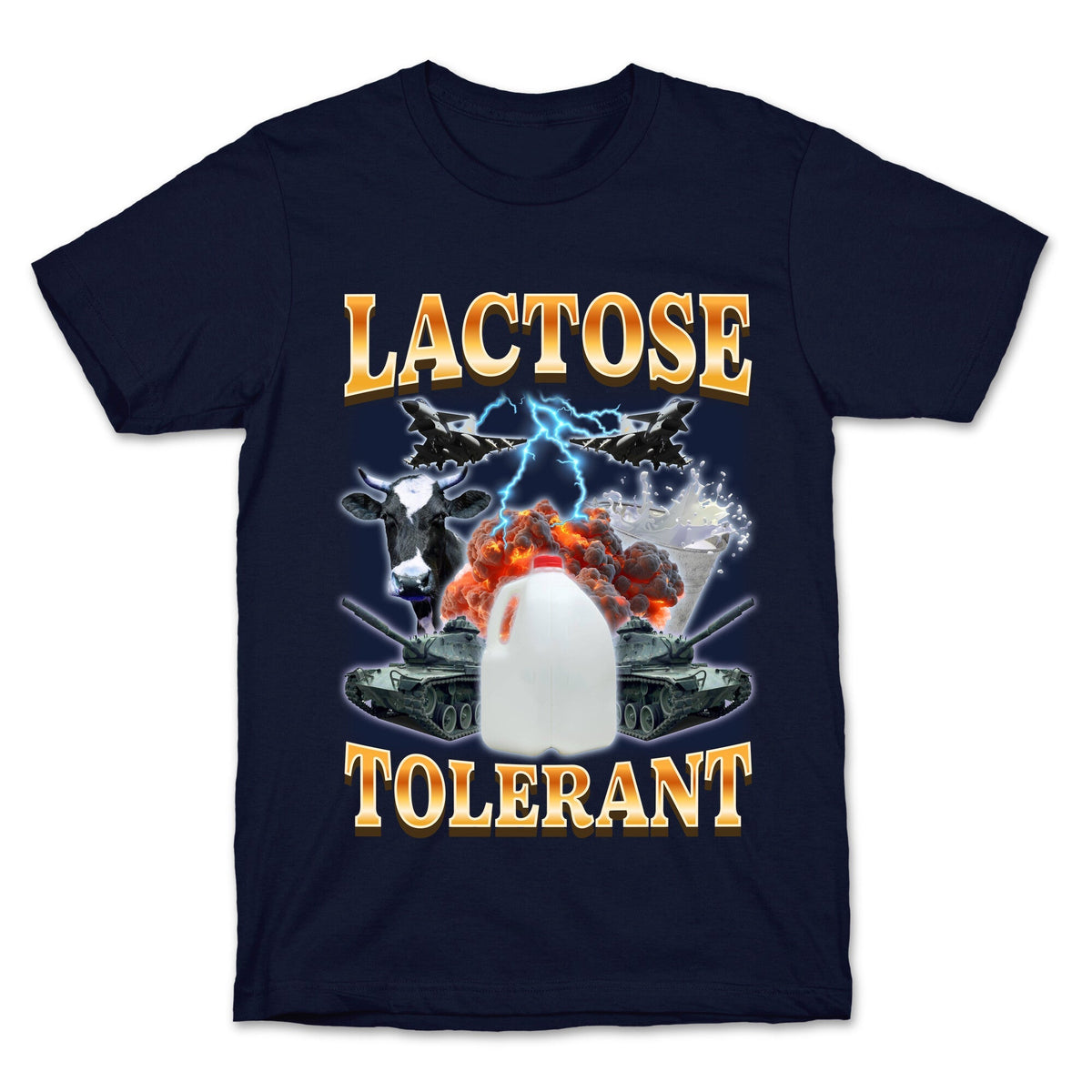 Lactose Tolerant Vintage Washed T-Shirt