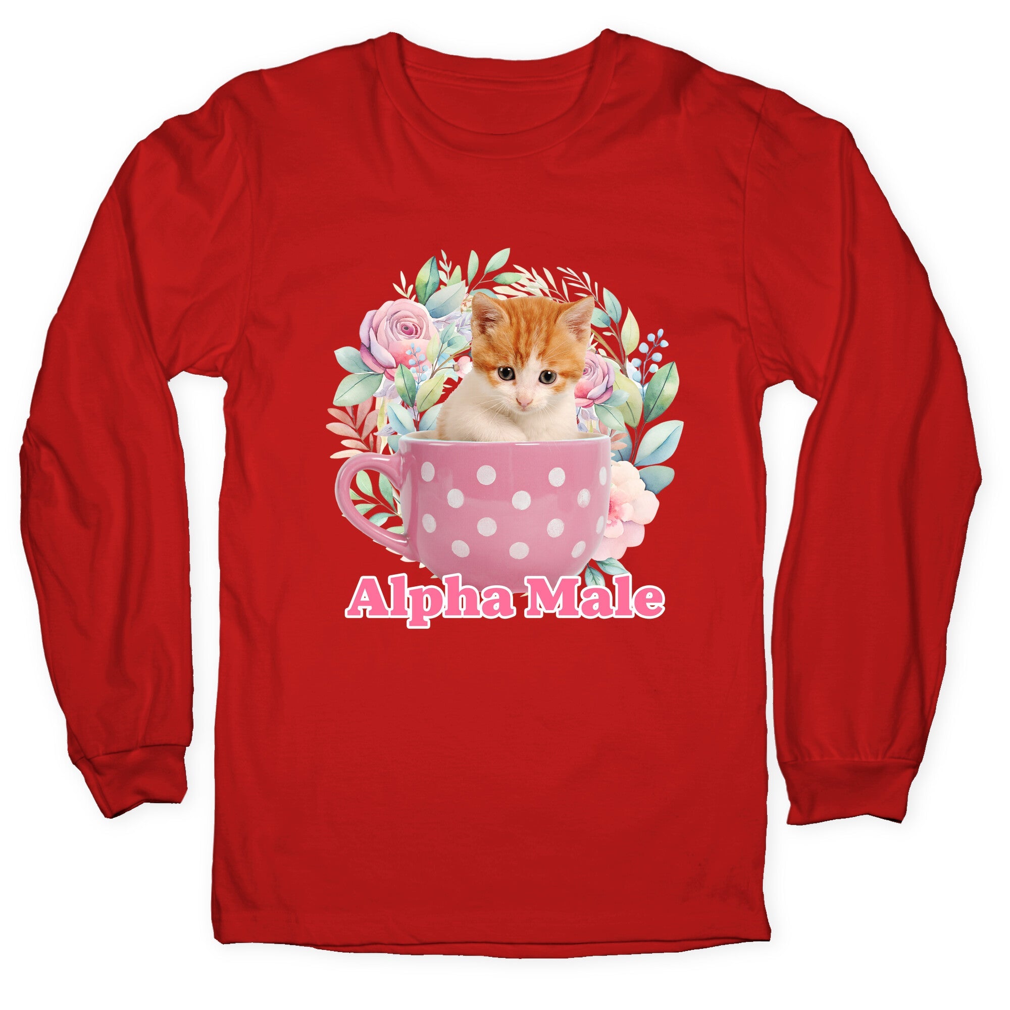 Alpha Male Kitten Longsleeve Tee