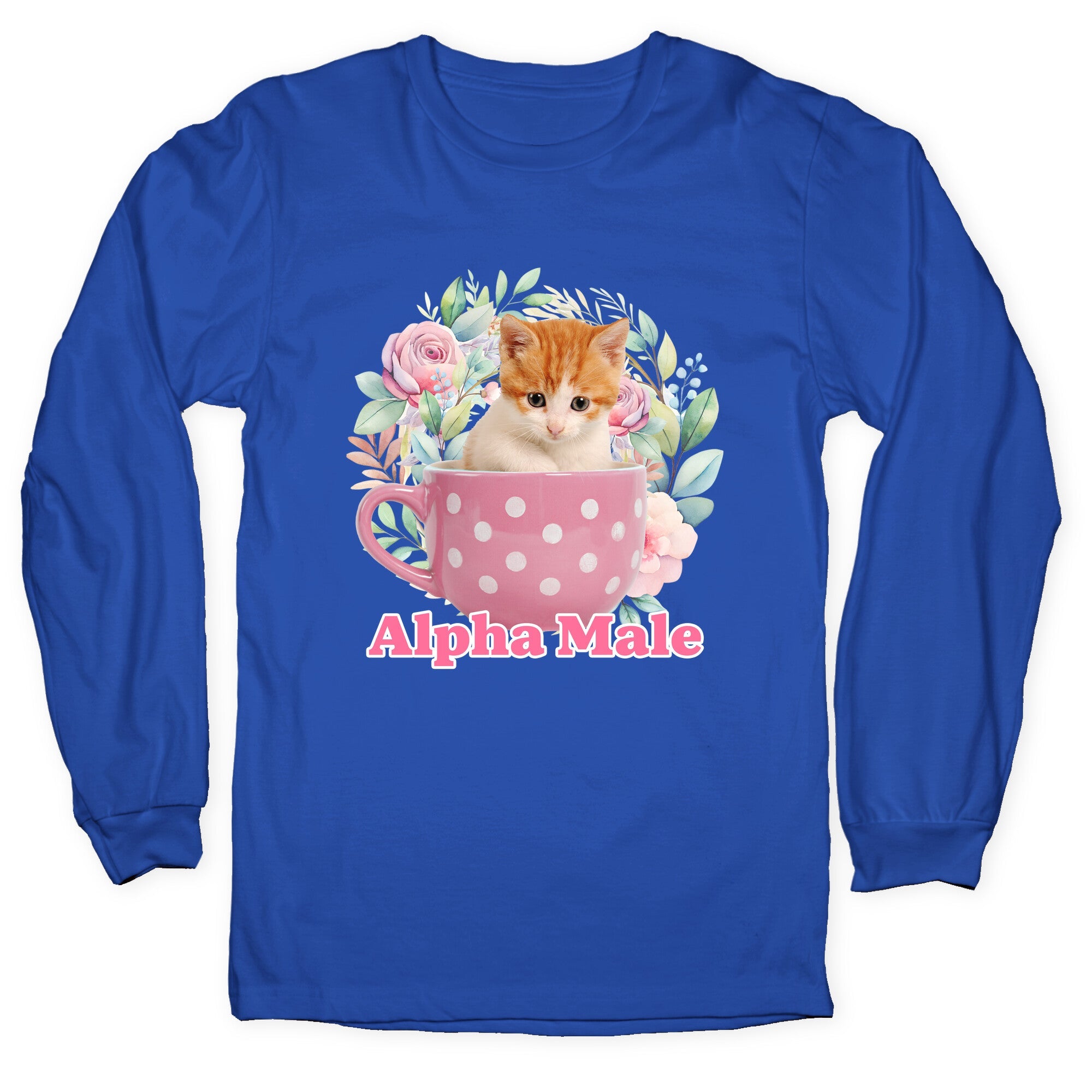 Alpha Male Kitten Longsleeve Tee