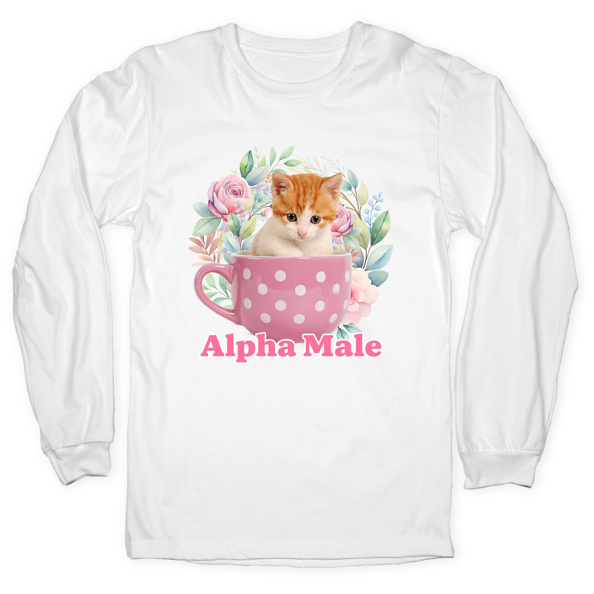 Alpha Male Kitten Longsleeve Tee