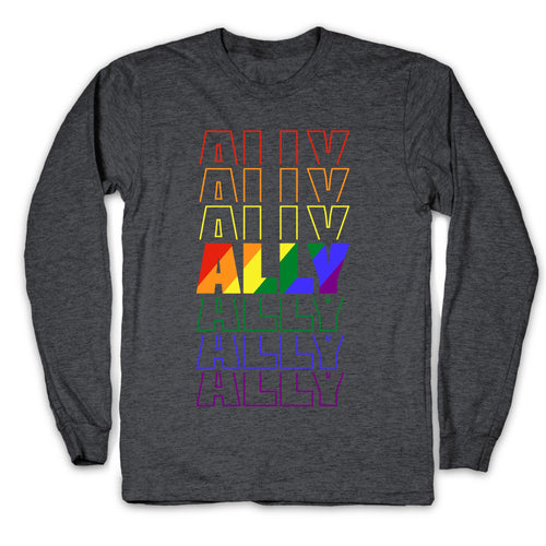 Ally LGBTQ Longsleeve Tee