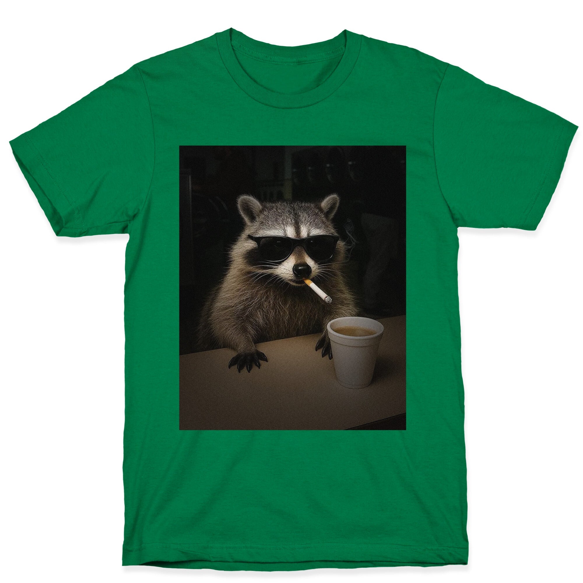 Coffee Raccoon T-Shirt