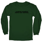 Womens Rights And Wrongs Longsleeve Tee