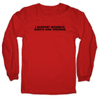 Womens Rights And Wrongs Longsleeve Tee